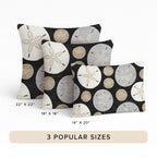 Bluewater BW5 Black Chenille Decorative Pillow