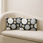 Bluewater BW5 Black Chenille Decorative Pillow