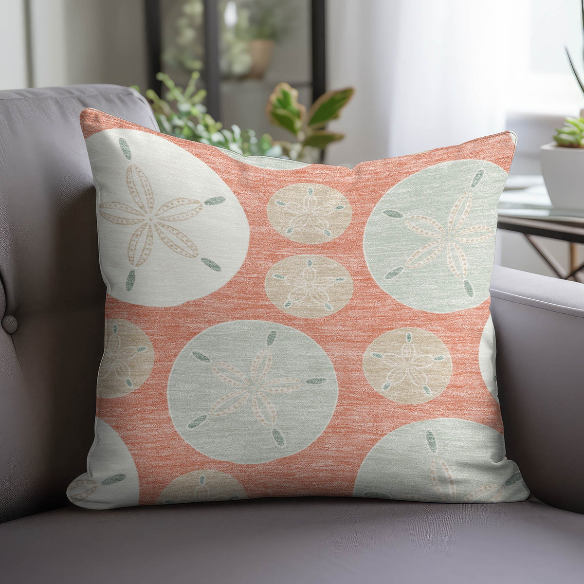 Bluewater BW5 Coral Chenille Decorative Pillow