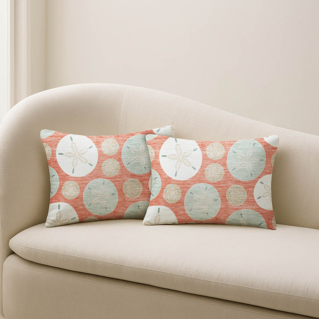 Bluewater BW5 Coral Chenille Decorative Pillow