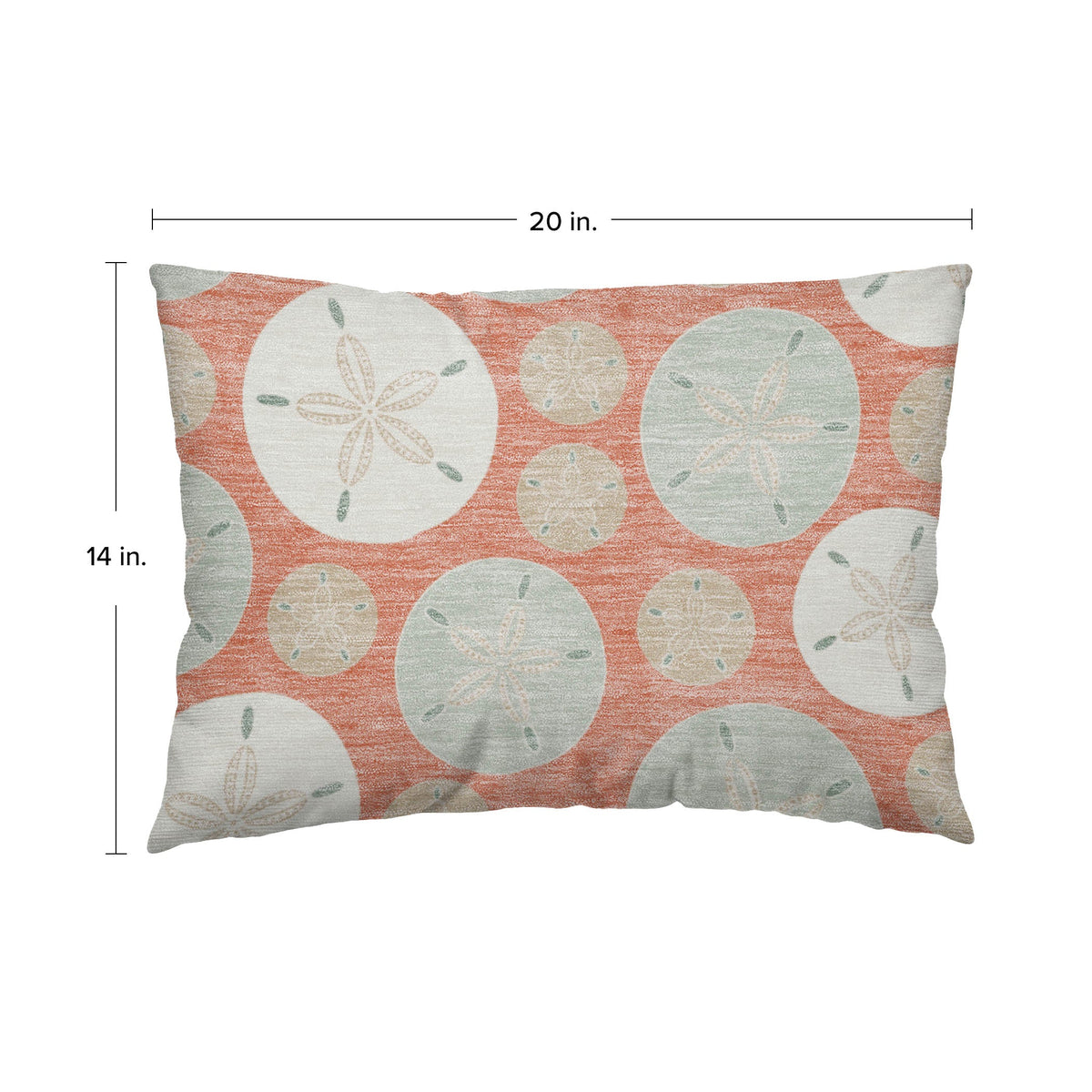 Bluewater BW5 Coral Chenille Decorative Pillow