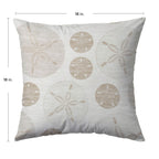 Bluewater BW5 Ivory Chenille Decorative Pillow