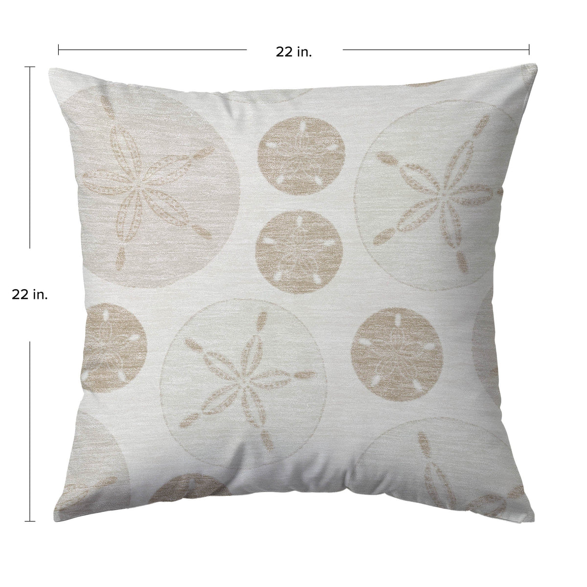 Bluewater BW5 Ivory Chenille Decorative Pillow
