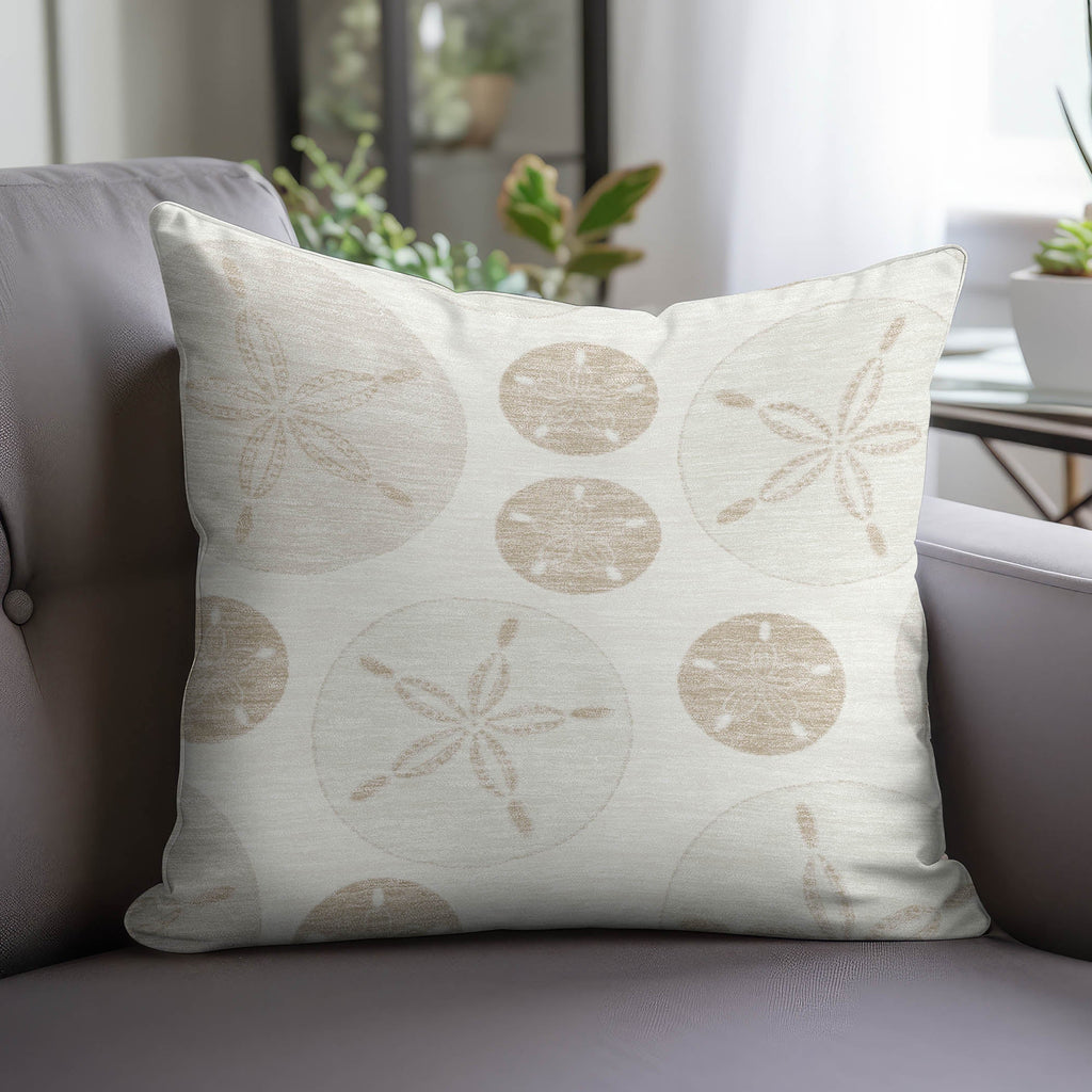 Bluewater BW5 Ivory Chenille Decorative Pillow