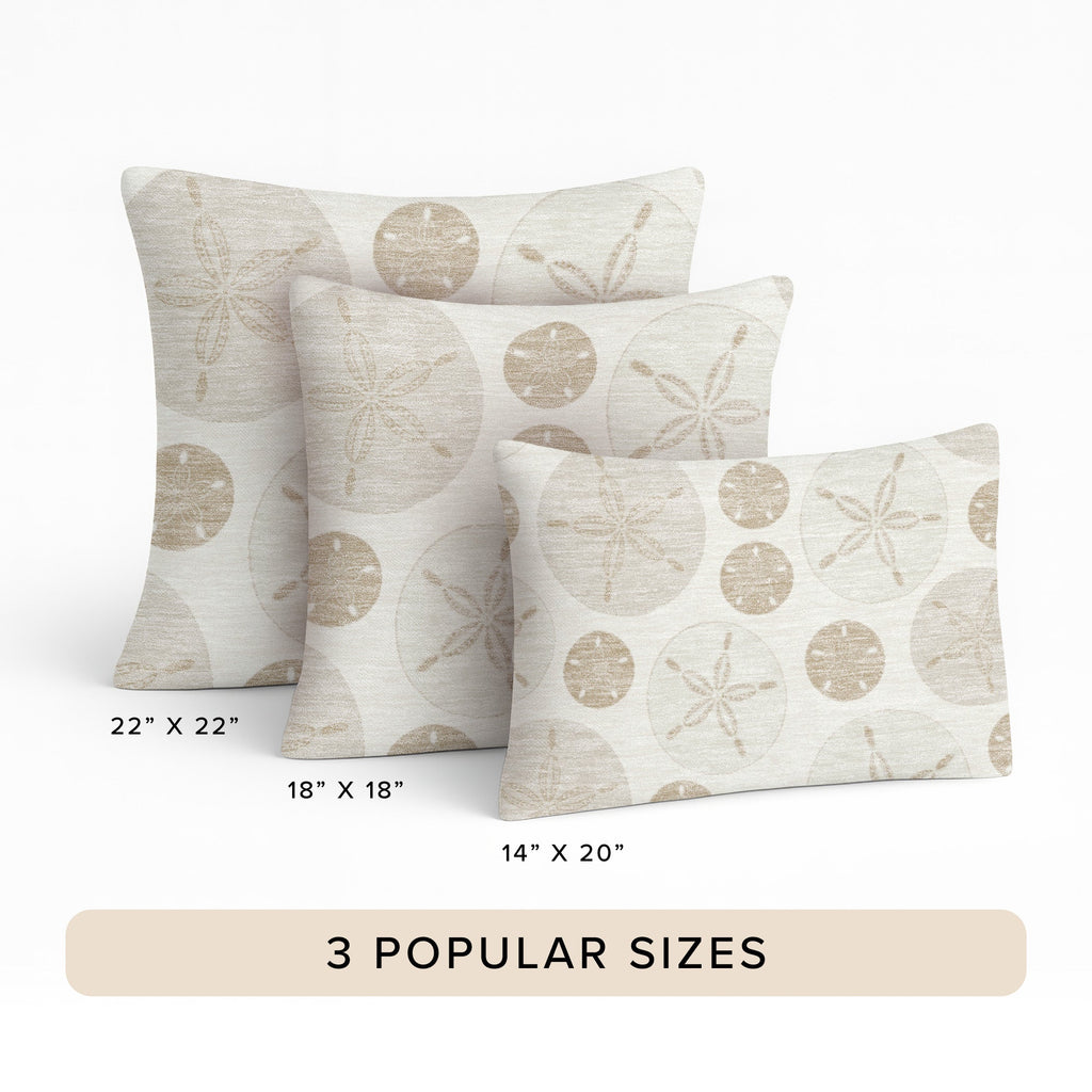 Bluewater BW5 Ivory Chenille Decorative Pillow