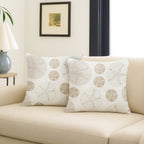 Bluewater BW5 Ivory Chenille Decorative Pillow