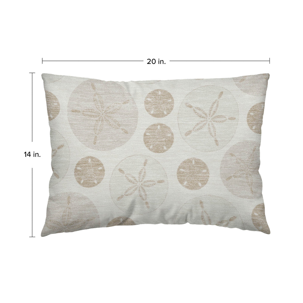 Bluewater BW5 Ivory Chenille Decorative Pillow