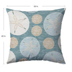 Bluewater BW5 Teal Chenille Decorative Pillow