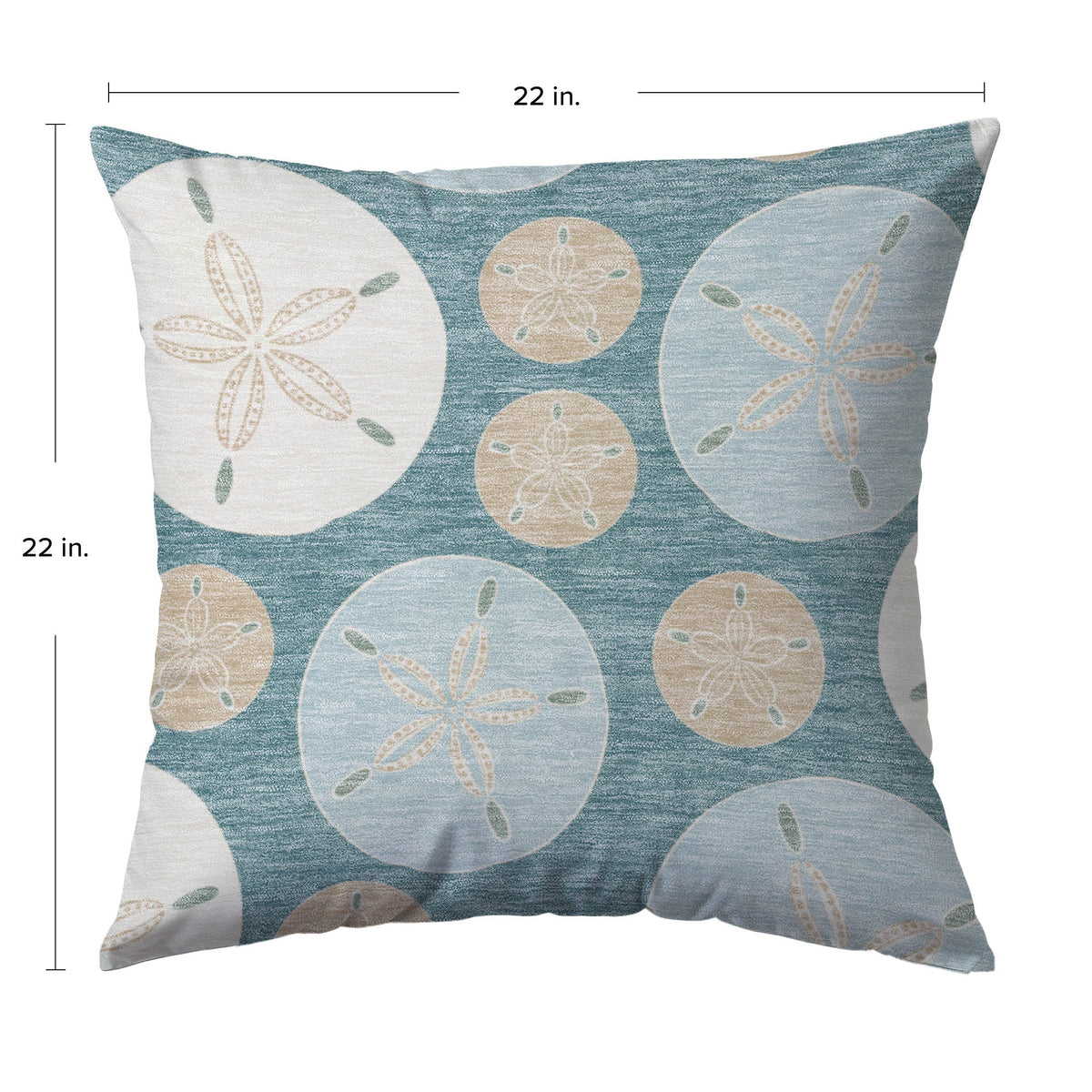 Bluewater BW5 Teal Chenille Decorative Pillow