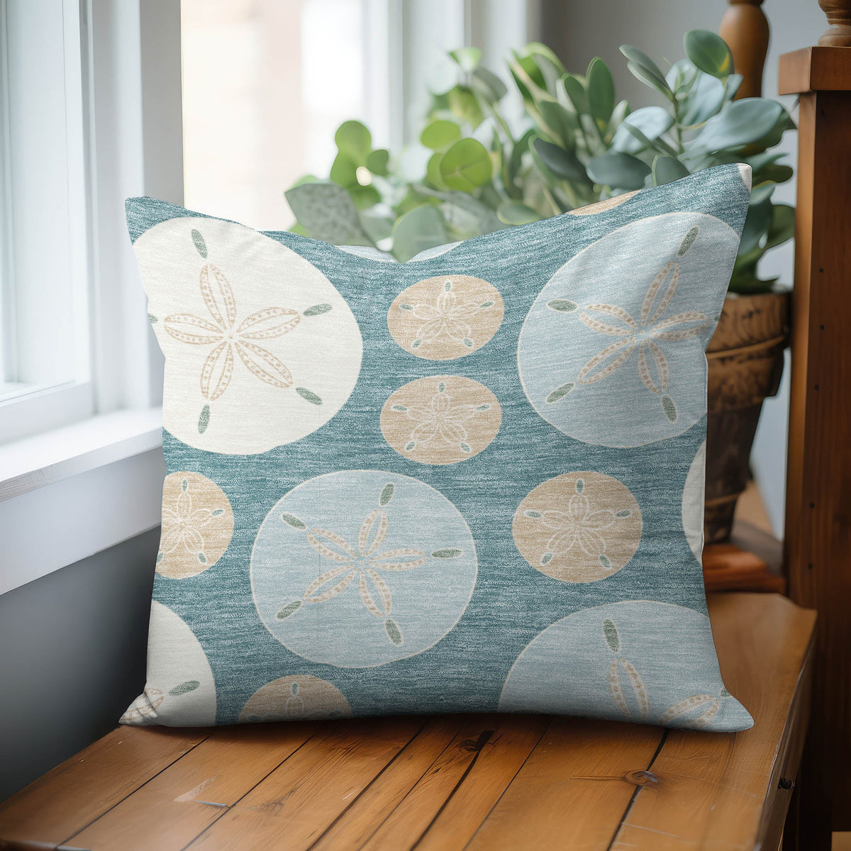 Bluewater BW5 Teal Chenille Decorative Pillow