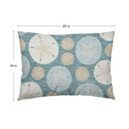 Bluewater BW5 Teal Chenille Decorative Pillow