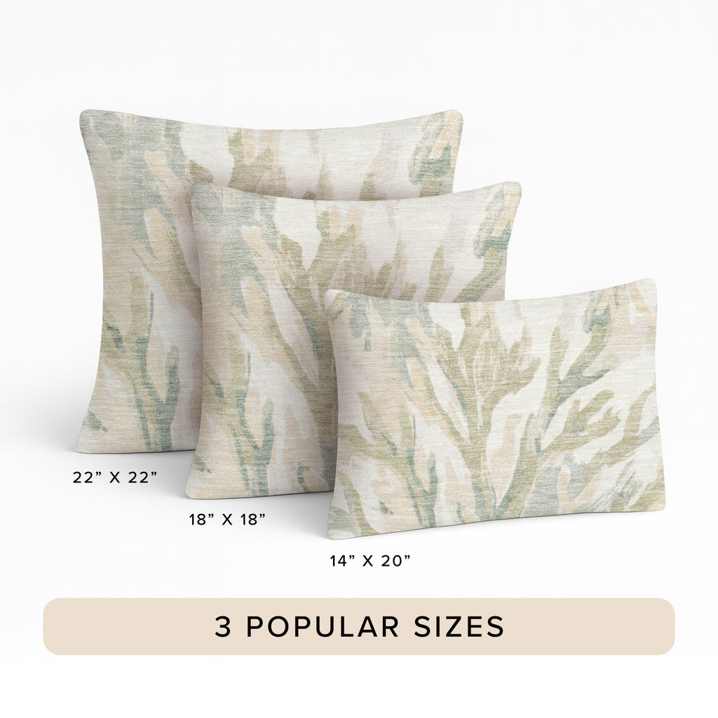 Bluewater BW6 Ivory Chenille Decorative Pillow