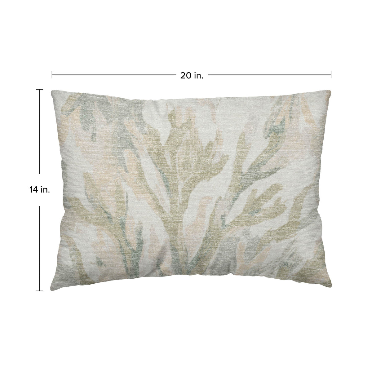 Bluewater BW6 Ivory Chenille Decorative Pillow