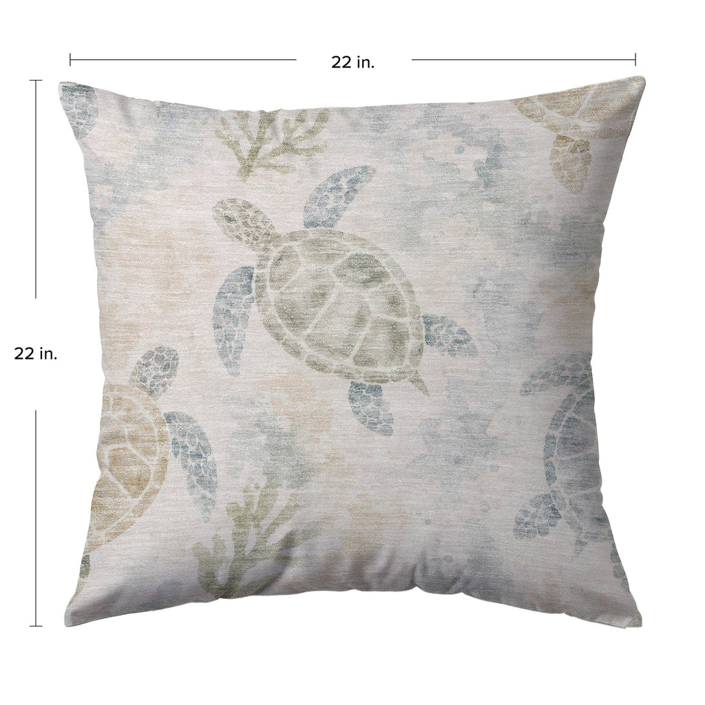 Bluewater BW7 Ivory Chenille Decorative Pillow