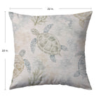 Bluewater BW7 Ivory Chenille Decorative Pillow