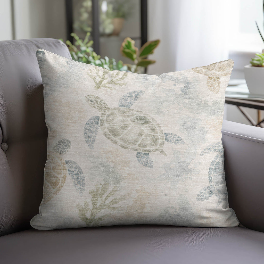 Bluewater BW7 Ivory Chenille Decorative Pillow