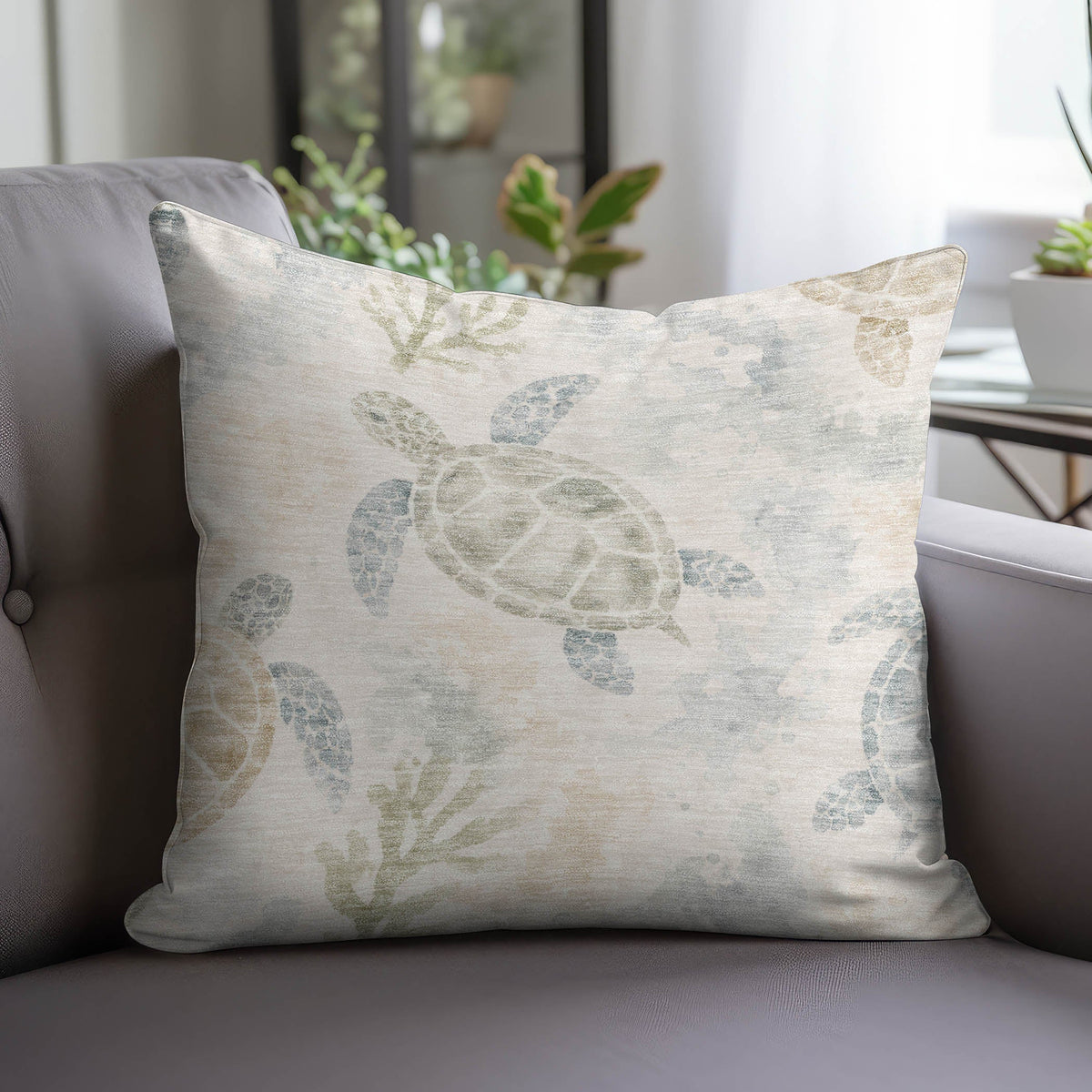 Bluewater BW7 Ivory Chenille Decorative Pillow