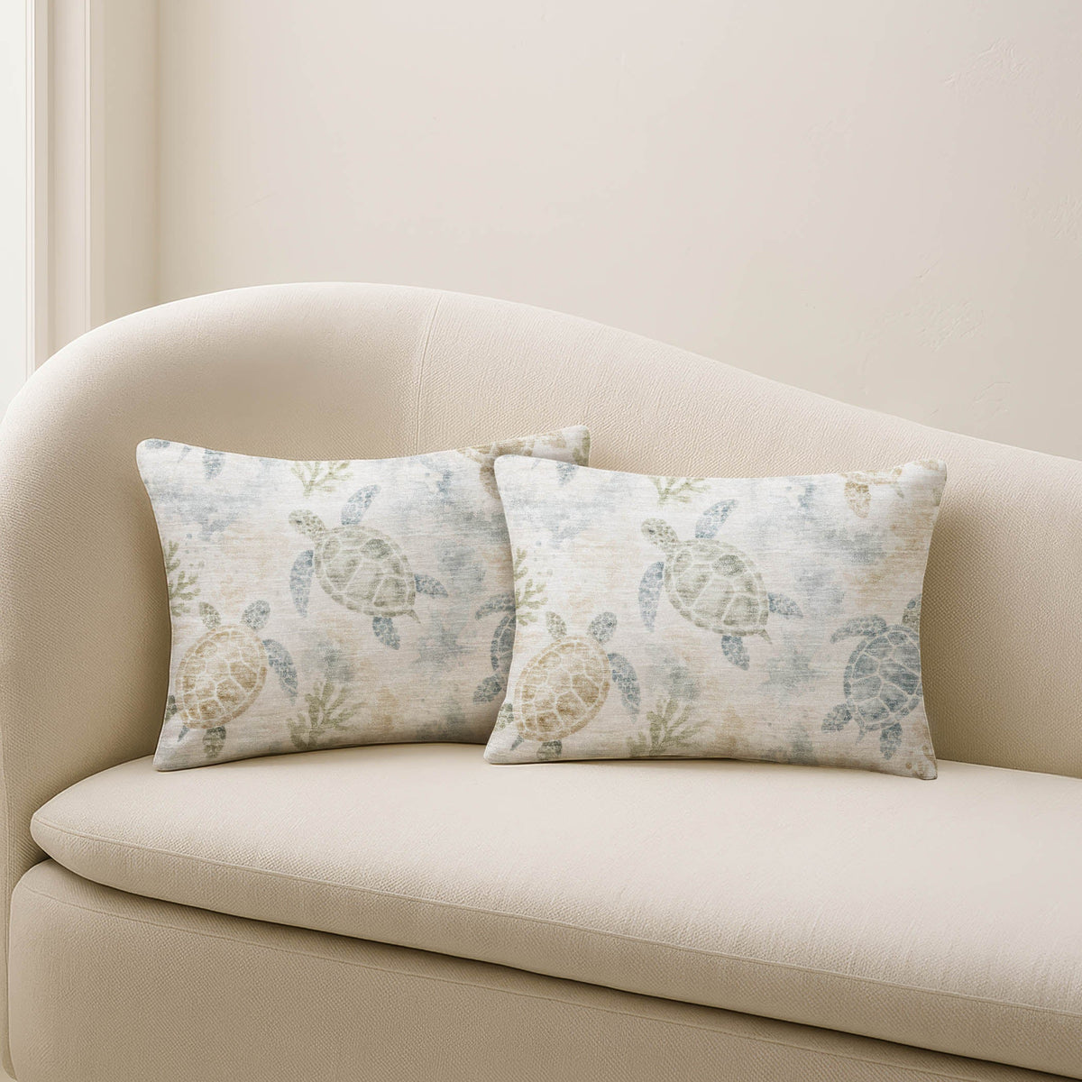 Bluewater BW7 Ivory Chenille Decorative Pillow
