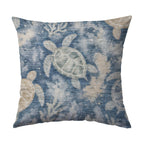 Bluewater BW7 Navy Chenille Decorative Pillow