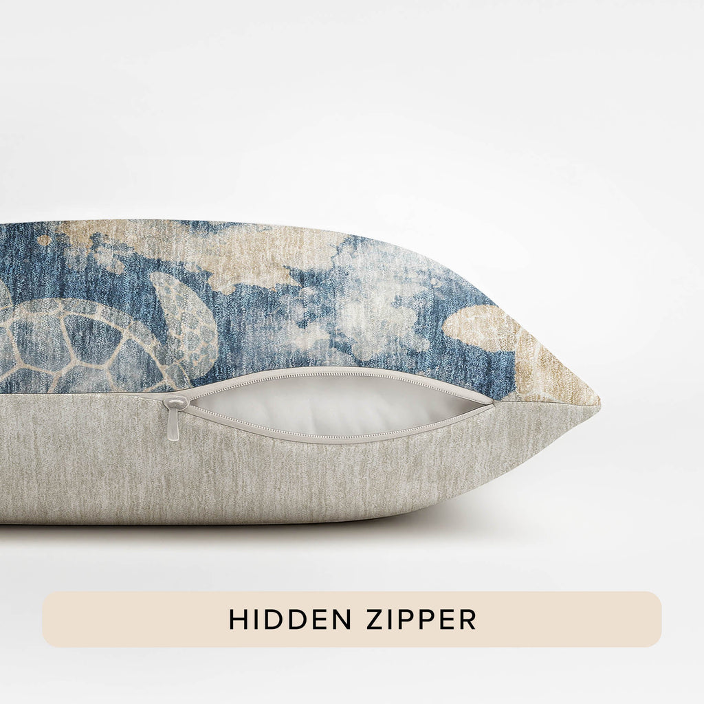 Bluewater BW7 Navy Chenille Decorative Pillow
