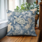 Bluewater BW7 Navy Chenille Decorative Pillow