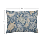 Bluewater BW7 Navy Chenille Decorative Pillow