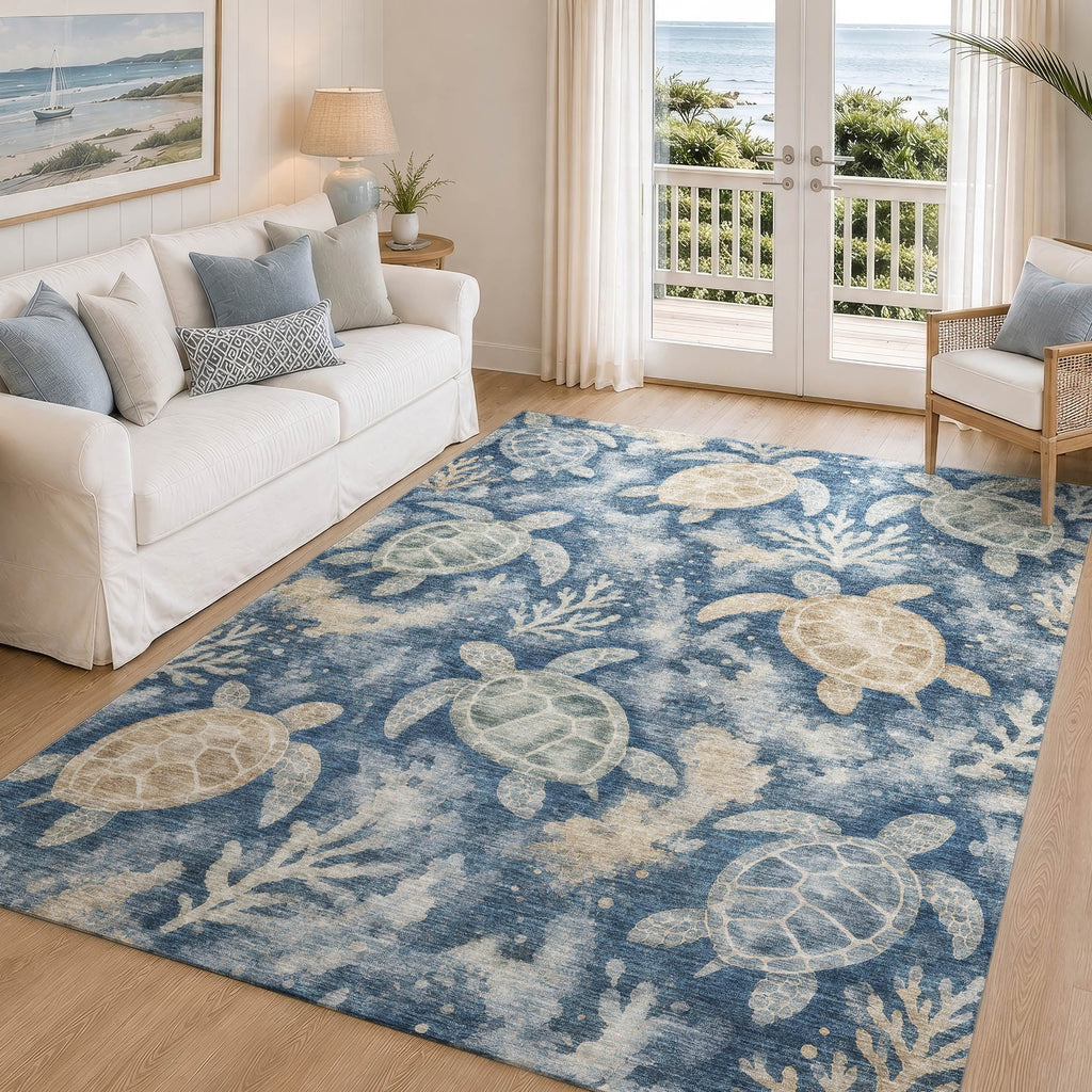 Bluewater BW7 Navy Rug
