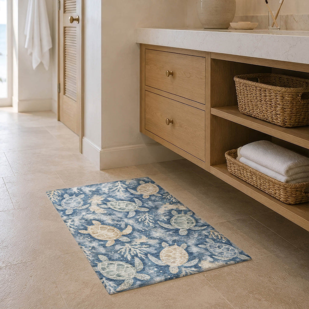 Bluewater BW7 Navy Rug