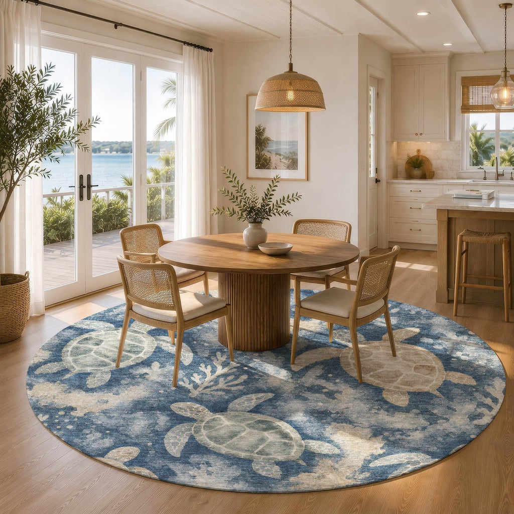 Bluewater BW7 Navy Rug