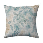 Bluewater BW7 Teal Chenille Decorative Pillow