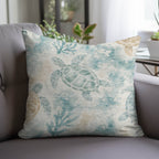 Bluewater BW7 Teal Chenille Decorative Pillow