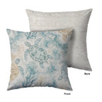 Bluewater BW7 Teal Chenille Decorative Pillow