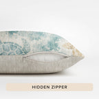 Bluewater BW7 Teal Chenille Decorative Pillow