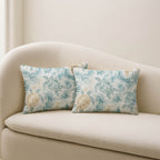 Bluewater BW7 Teal Chenille Decorative Pillow