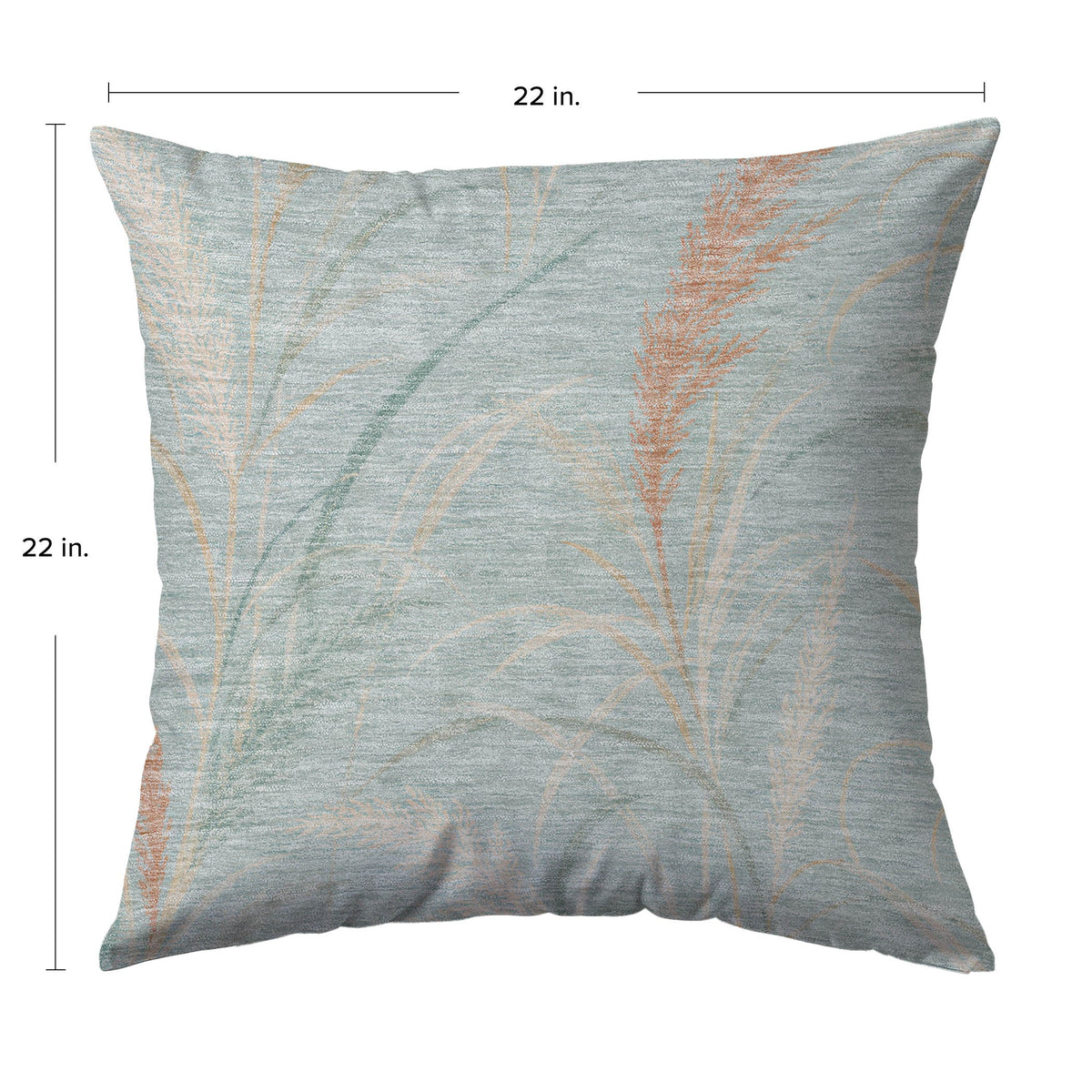 Bluewater BW8 Aqua Chenille Decorative Pillow