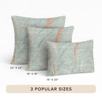 Bluewater BW8 Aqua Chenille Decorative Pillow