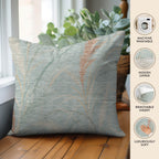 Bluewater BW8 Aqua Chenille Decorative Pillow