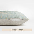 Bluewater BW8 Aqua Chenille Decorative Pillow