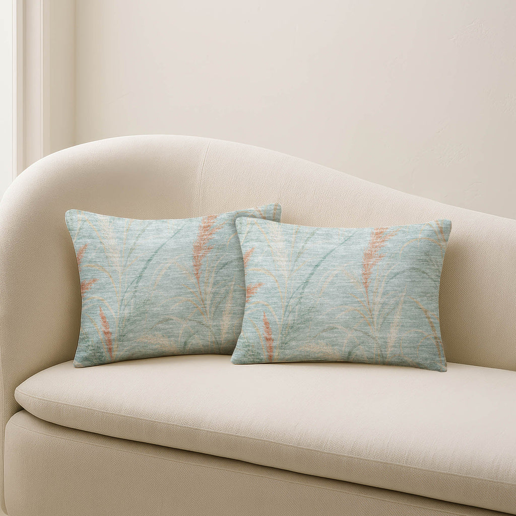 Bluewater BW8 Aqua Chenille Decorative Pillow