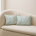 Bluewater BW8 Aqua Chenille Decorative Pillow