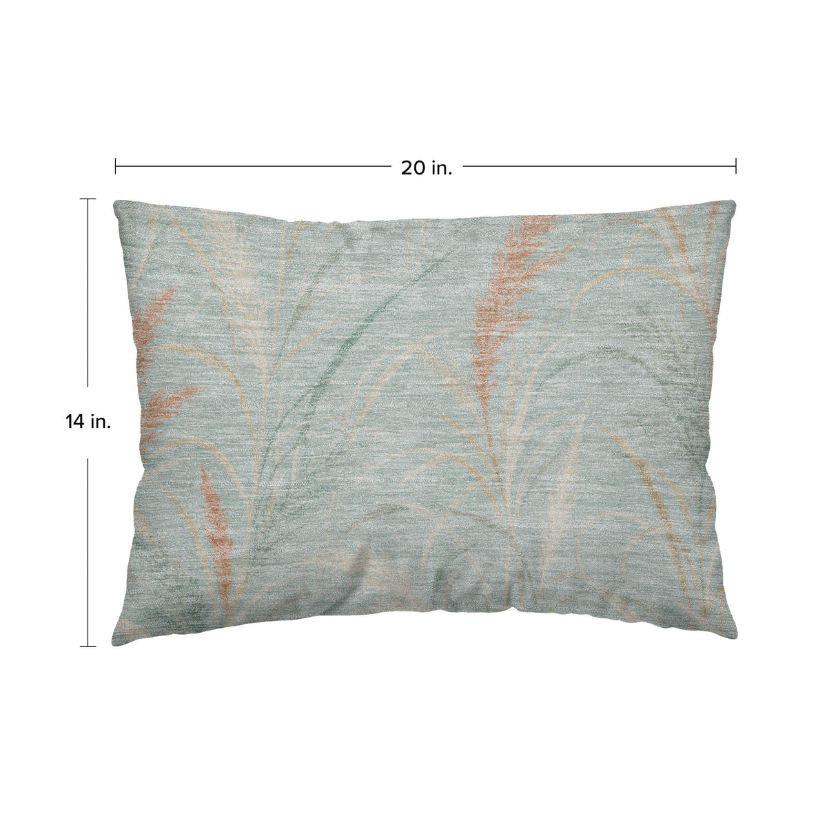Bluewater BW8 Aqua Chenille Decorative Pillow