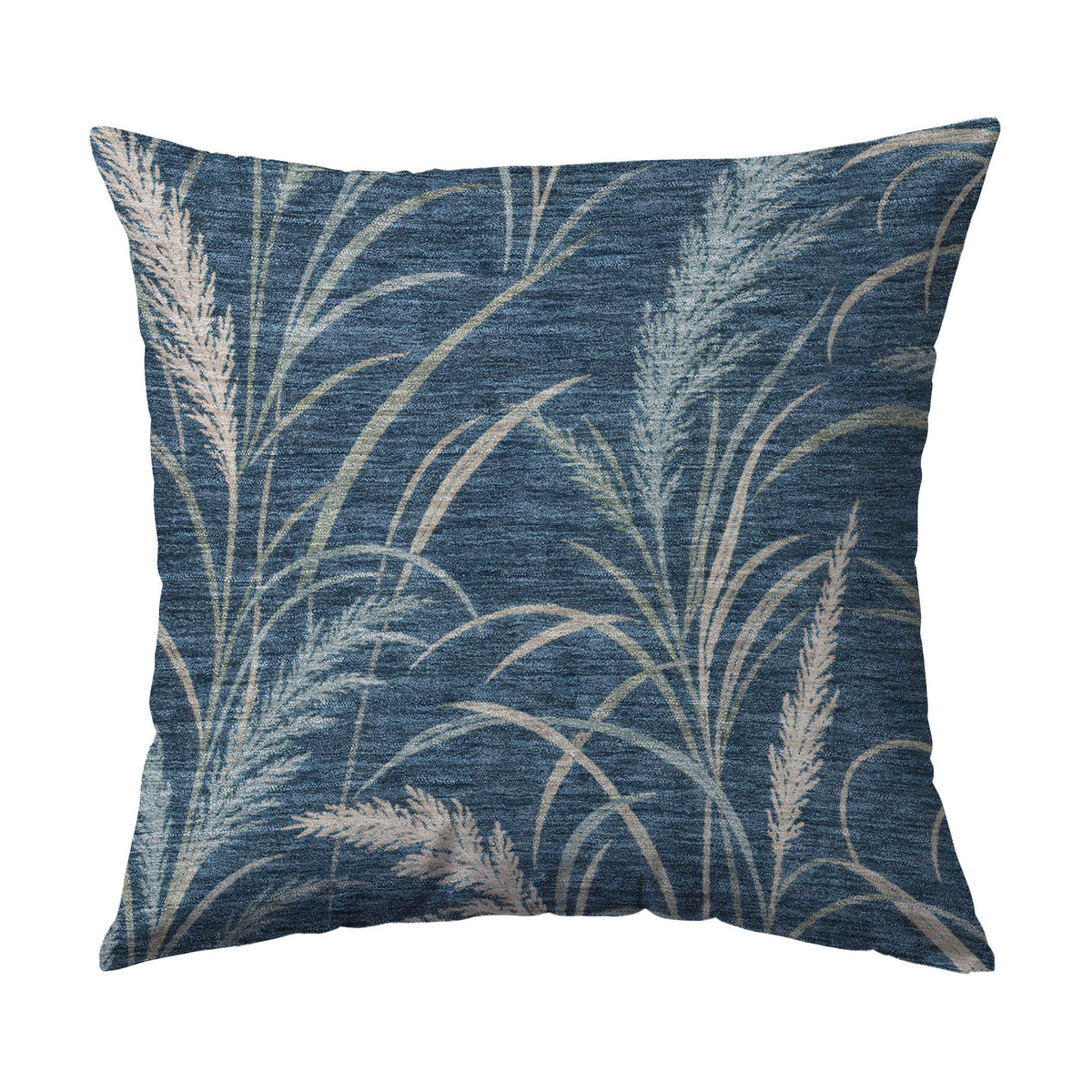 Bluewater BW8 Blue Chenille Decorative Pillow