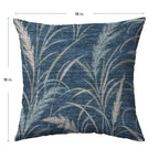 Bluewater BW8 Blue Chenille Decorative Pillow