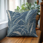 Bluewater BW8 Blue Chenille Decorative Pillow