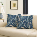 Bluewater BW8 Blue Chenille Decorative Pillow