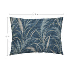 Bluewater BW8 Blue Chenille Decorative Pillow