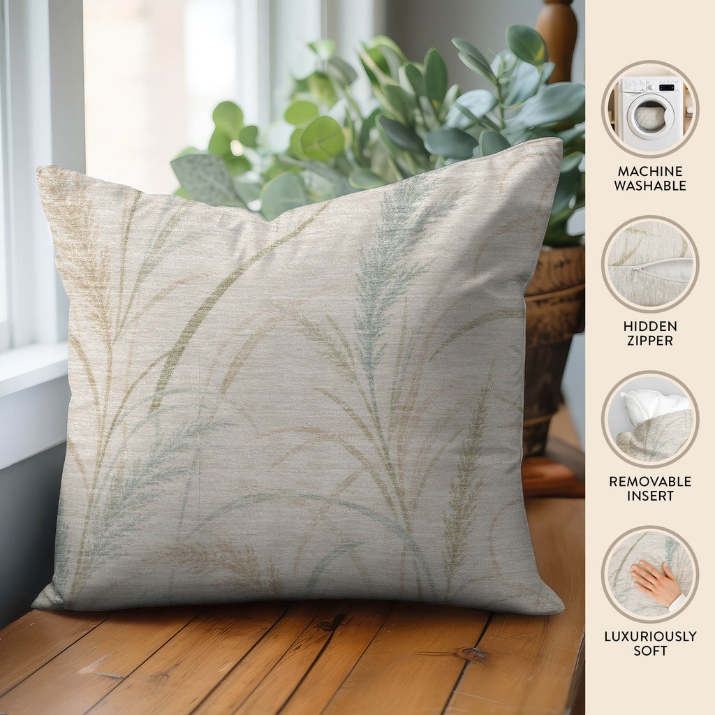 Bluewater BW8 Ivory Chenille Decorative Pillow
