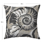 Bluewater BW9 Black Chenille Decorative Pillow