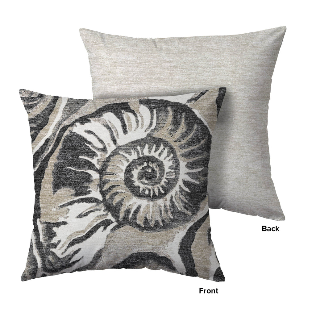Bluewater BW9 Black Chenille Decorative Pillow