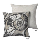 Bluewater BW9 Black Chenille Decorative Pillow